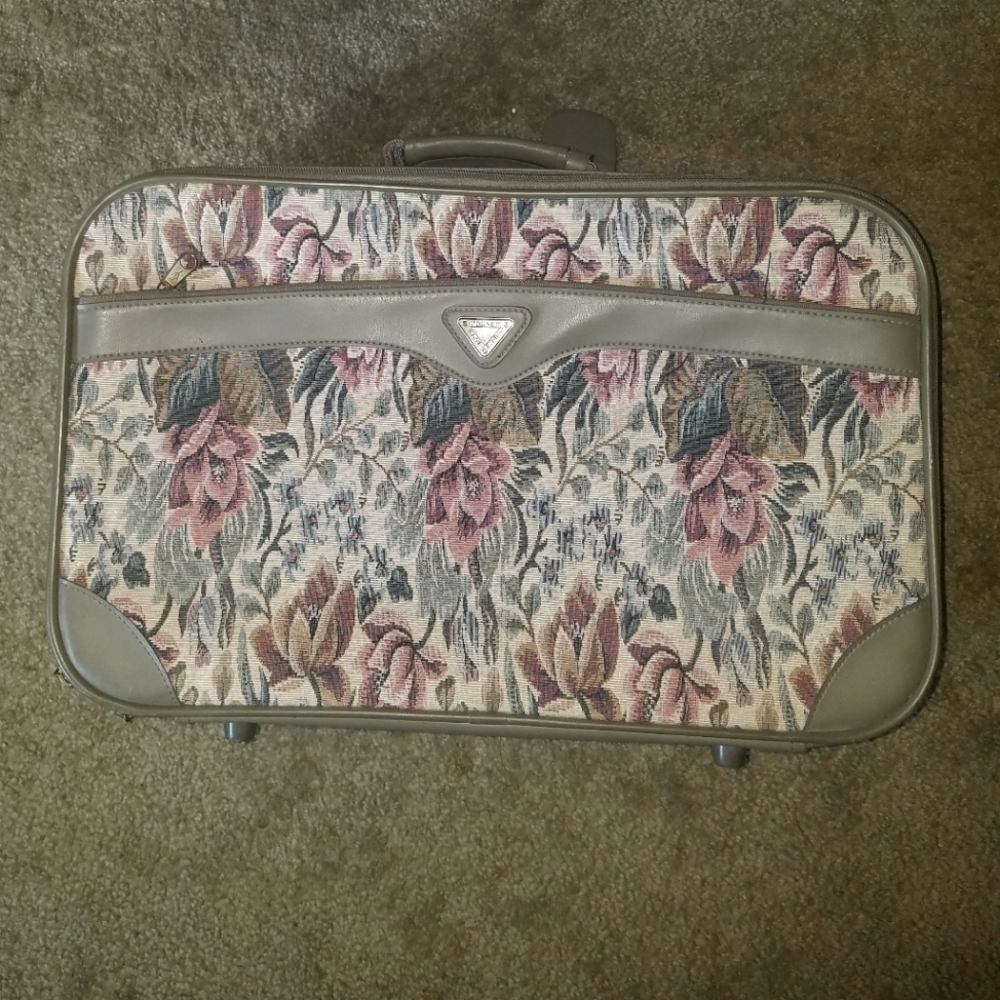 Vintage 1970's French West Indies Travel Bag